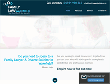 Tablet Screenshot of familylawwakefield.co.uk